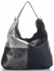 Bőr táska shopper bag Genuine Leather tengerkék 5521